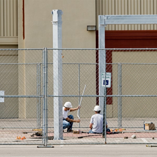 how long can i lease the temporary fence for my construction site or event in Dundee New York